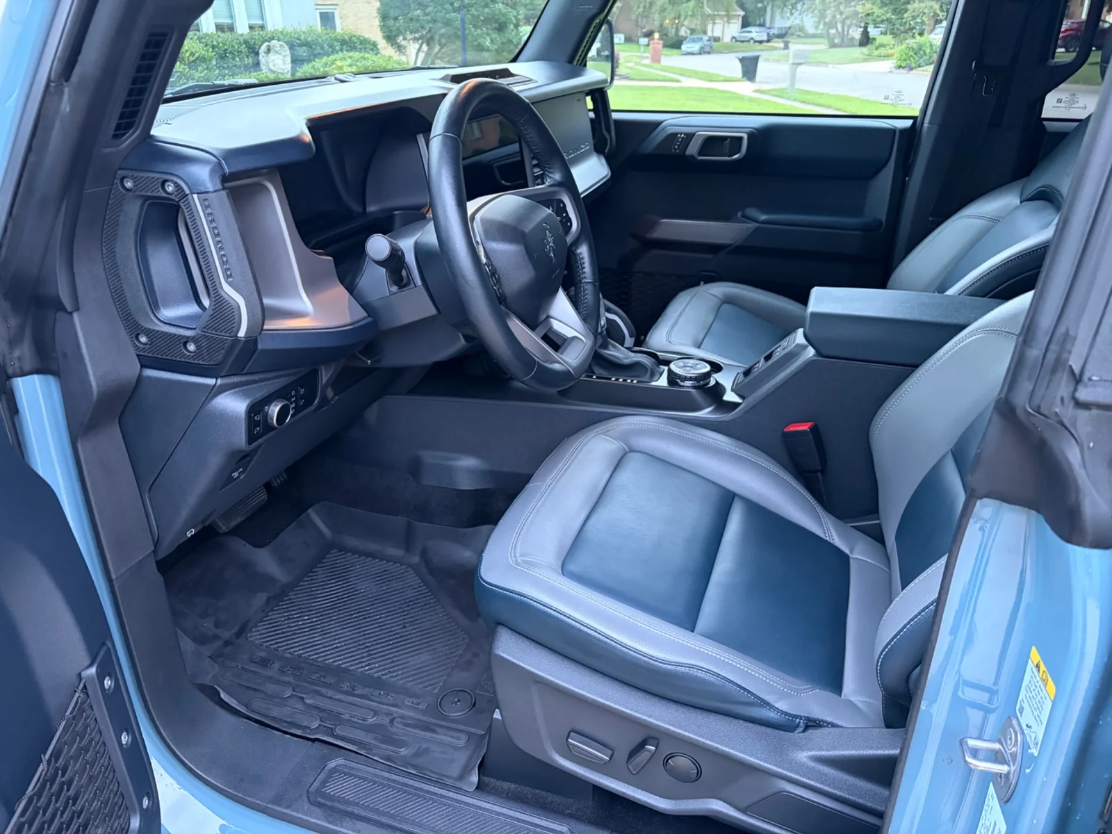 Clean Bronco interior